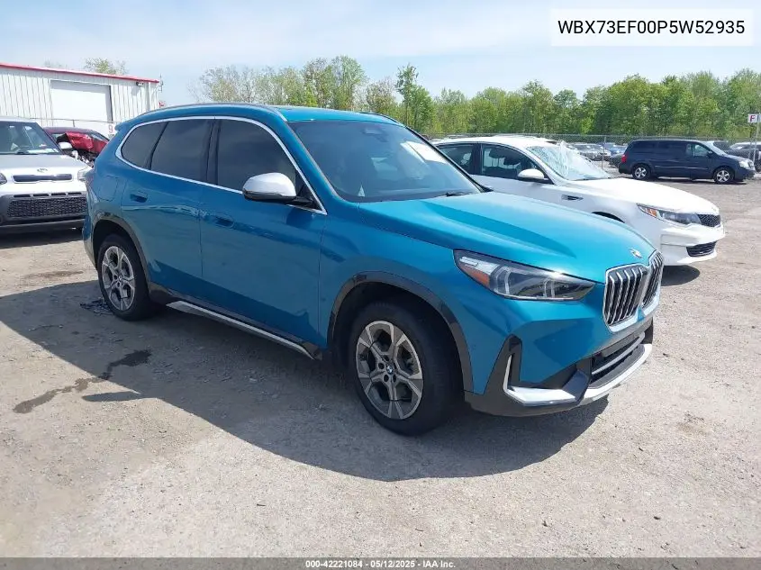 2023 BMW X1 xDrive28I VIN: WBX73EF00P5W52935 Lot: 42221084
