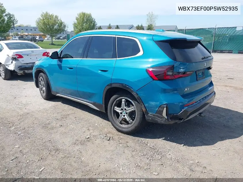 2023 BMW X1 xDrive28I VIN: WBX73EF00P5W52935 Lot: 42221084