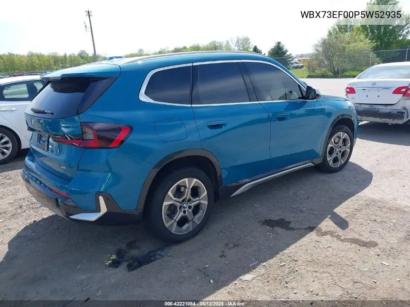 2023 BMW X1 xDrive28I VIN: WBX73EF00P5W52935 Lot: 42221084