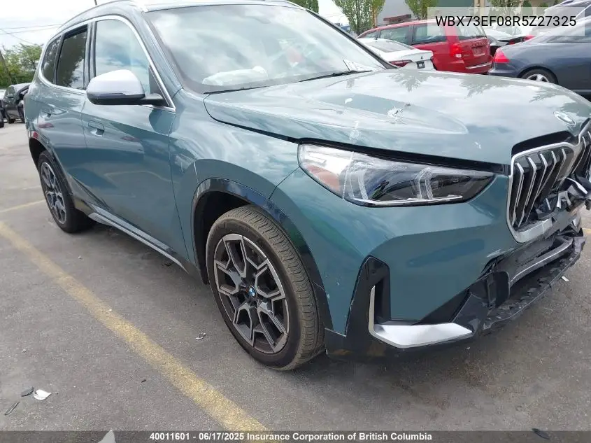 2024 BMW X1 xDrive28I VIN: WBX73EF08R5Z27325 Lot: 40011601