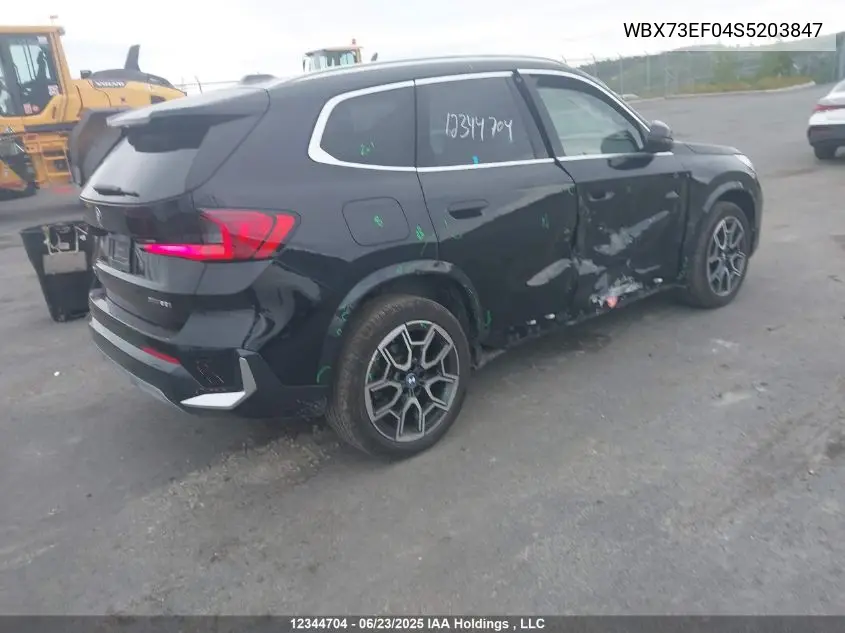2025 BMW X1 xDrive28I VIN: WBX73EF04S5203847 Lot: 12344704