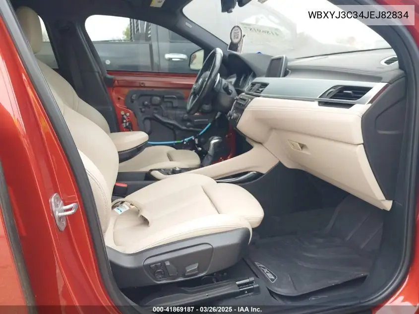 2018 BMW X2 Sdrive28I VIN: WBXYJ3C34JEJ82834 Lot: 41869187