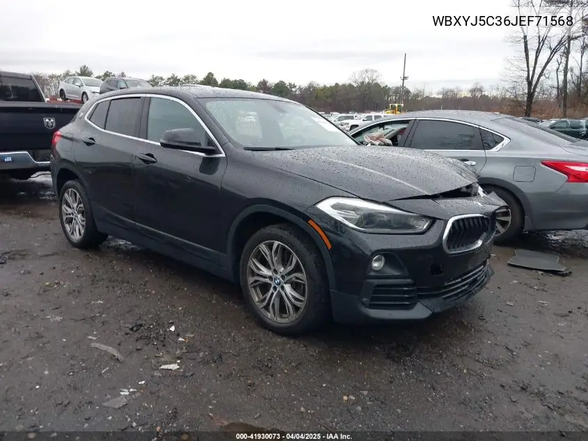 2018 BMW X2 xDrive28I VIN: WBXYJ5C36JEF71568 Lot: 41930073