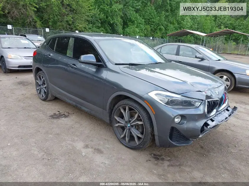 2018 BMW X2 xDrive28I VIN: WBXYJ5C33JEB19304 Lot: 42200205