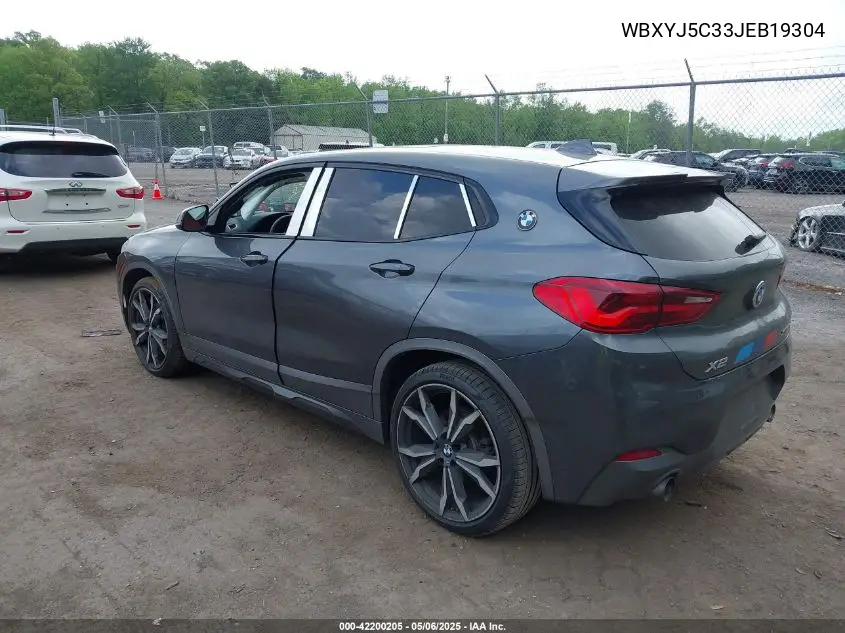 2018 BMW X2 xDrive28I VIN: WBXYJ5C33JEB19304 Lot: 42200205