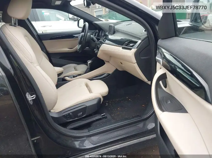 2018 BMW X2 xDrive28I VIN: WBXYJ5C33JEF78770 Lot: 42252574