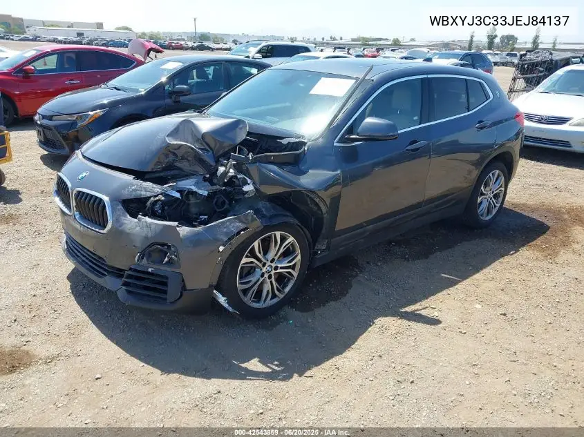 2018 BMW X2 Sdrive28I VIN: WBXYJ3C33JEJ84137 Lot: 42543859