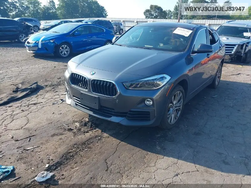 2018 BMW X2 Sdrive28I VIN: WBXYJ3C30JEJ83947 Lot: 42559741