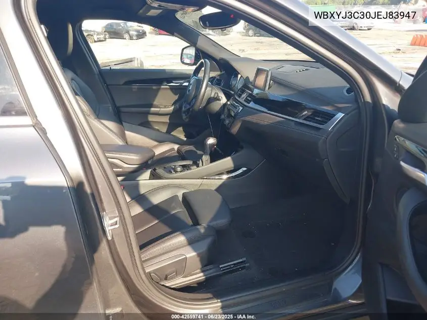 2018 BMW X2 Sdrive28I VIN: WBXYJ3C30JEJ83947 Lot: 42559741