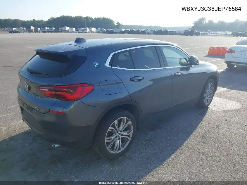 2018 BMW X2 Sdrive28I VIN: WBXYJ3C38JEP76584 Lot: 42571226