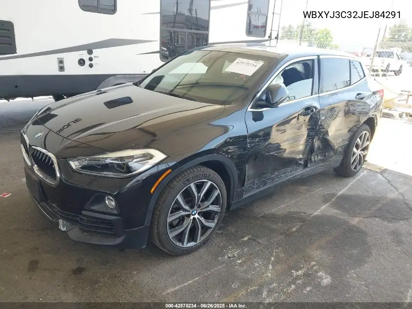 2018 BMW X2 Sdrive28I VIN: WBXYJ3C32JEJ84291 Lot: 42575234