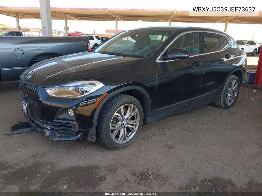 2018 BMW X2 xDrive28I VIN: WBXYJ5C39JEF73637 Lot: 42621398