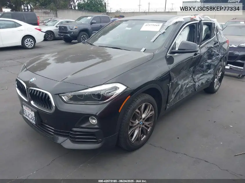 2019 BMW X2 Sdrive28I VIN: WBXYJ3C58KEP77334 Lot: 42575165