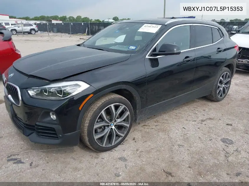 2020 BMW X2 xDrive28I VIN: WBXYJ1C07L5P15353 Lot: 42187615