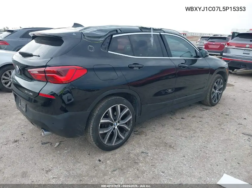2020 BMW X2 xDrive28I VIN: WBXYJ1C07L5P15353 Lot: 42187615