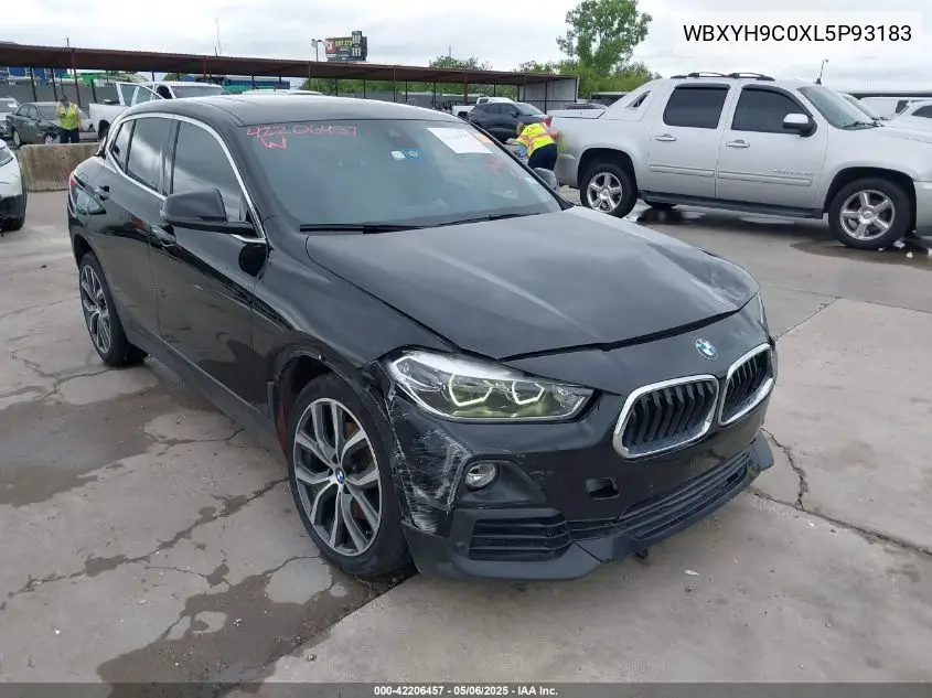 2020 BMW X2 Sdrive28I VIN: WBXYH9C0XL5P93183 Lot: 42206457