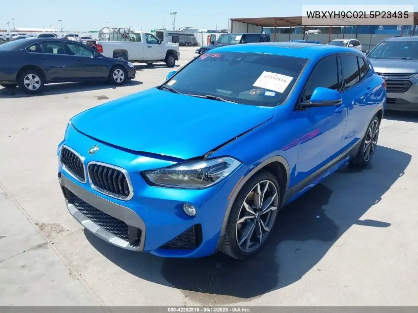 2020 BMW X2 Sdrive28I VIN: WBXYH9C02L5P23435 Lot: 42252816