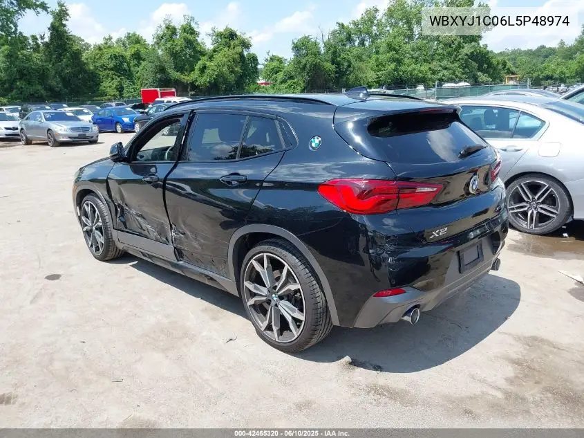 2020 BMW X2 xDrive28I VIN: WBXYJ1C06L5P48974 Lot: 42465320
