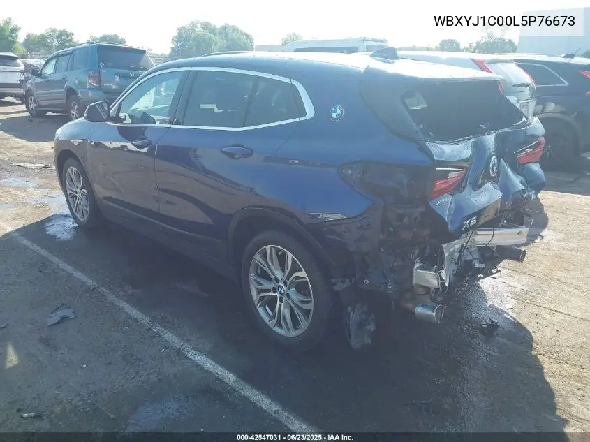 2020 BMW X2 xDrive28I VIN: WBXYJ1C00L5P76673 Lot: 42547031