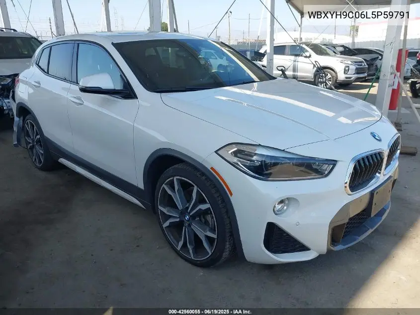 2020 BMW X2 Sdrive28I VIN: WBXYH9C06L5P59791 Lot: 42560055