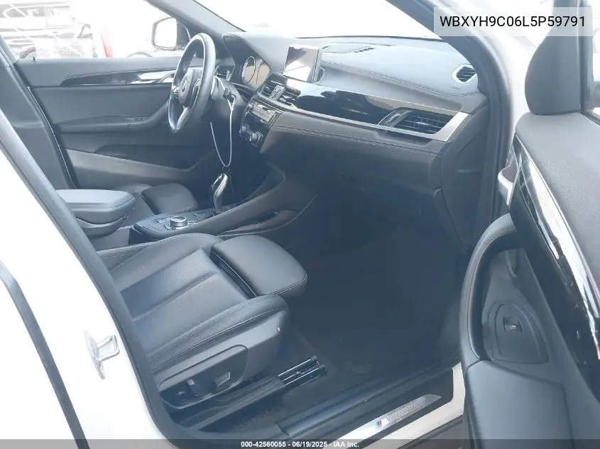 2020 BMW X2 Sdrive28I VIN: WBXYH9C06L5P59791 Lot: 42560055