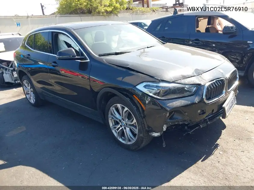 2020 BMW X2 xDrive28I VIN: WBXYJ1C02L5R76910 Lot: 42599138