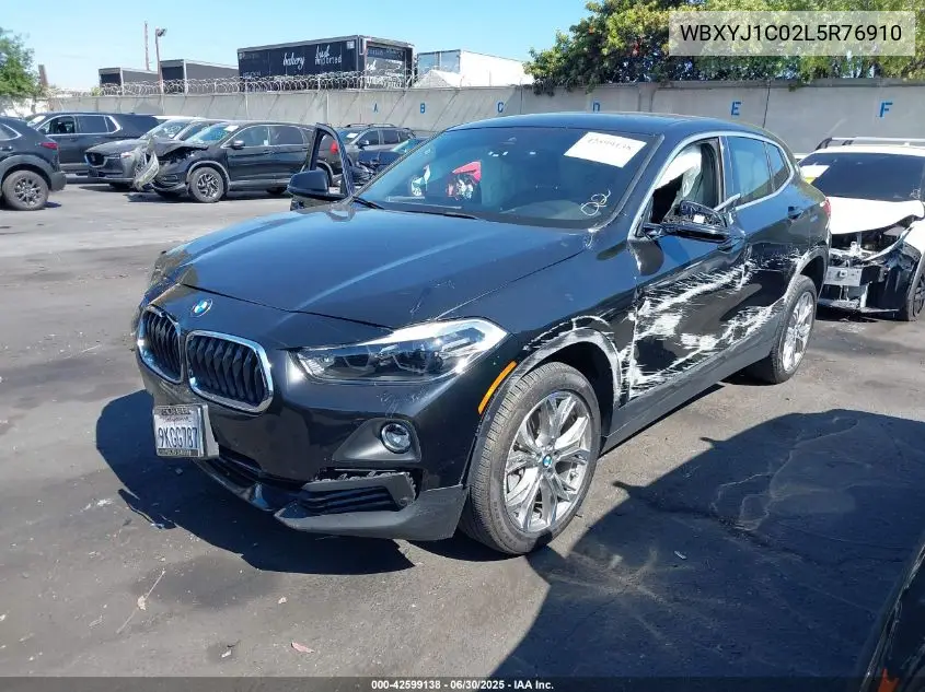 2020 BMW X2 xDrive28I VIN: WBXYJ1C02L5R76910 Lot: 42599138