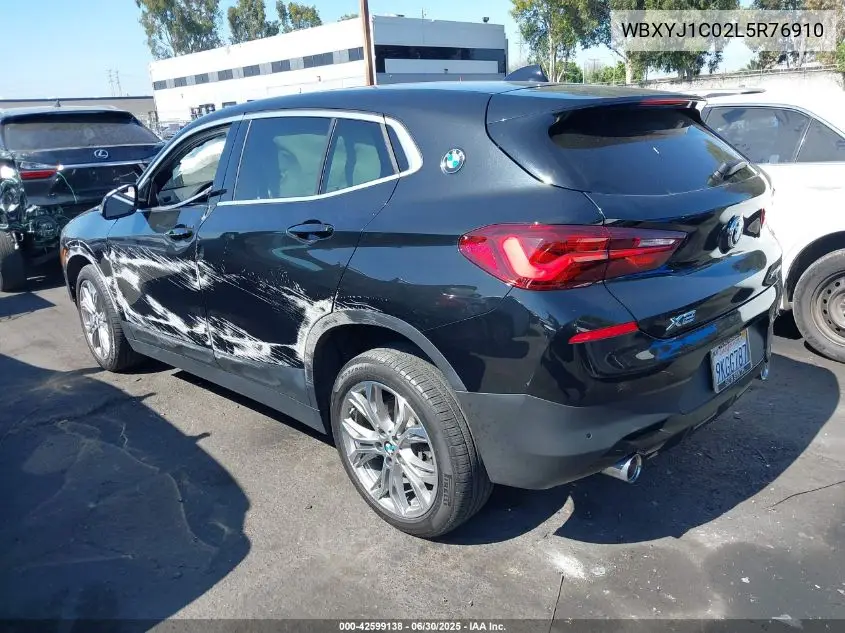 2020 BMW X2 xDrive28I VIN: WBXYJ1C02L5R76910 Lot: 42599138