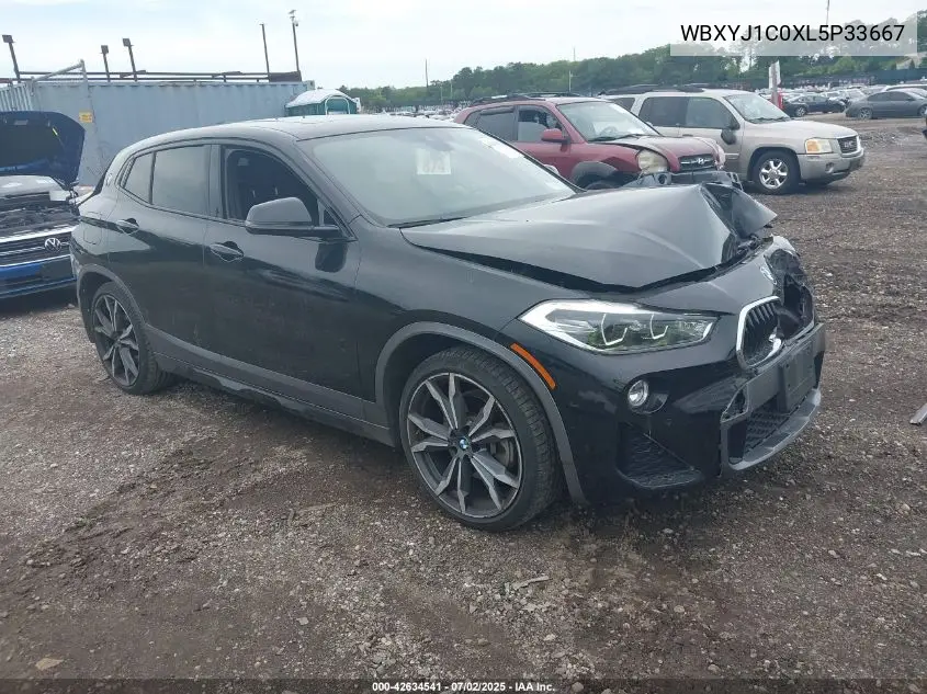 2020 BMW X2 xDrive28I VIN: WBXYJ1C0XL5P33667 Lot: 42634541
