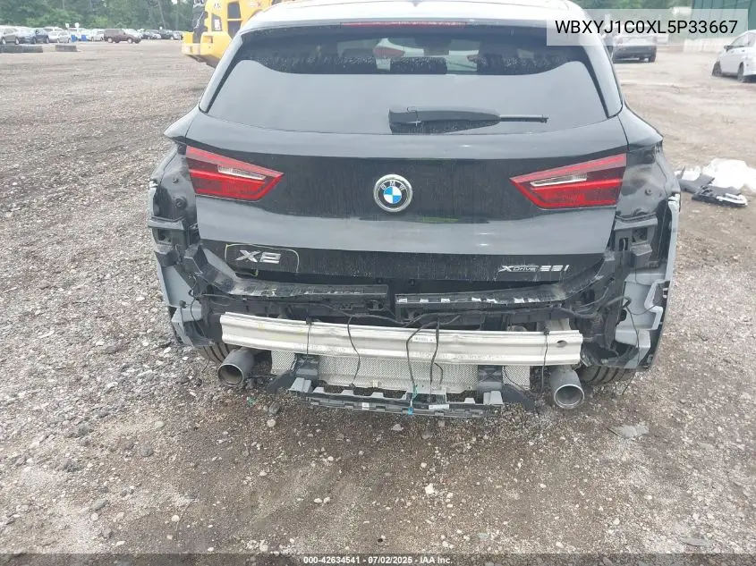 2020 BMW X2 xDrive28I VIN: WBXYJ1C0XL5P33667 Lot: 42634541