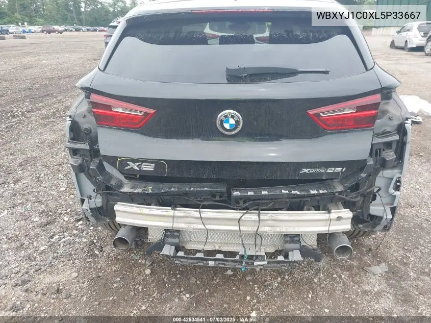 2020 BMW X2 xDrive28I VIN: WBXYJ1C0XL5P33667 Lot: 42634541