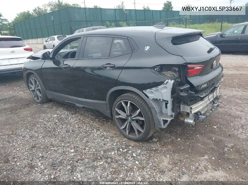 2020 BMW X2 xDrive28I VIN: WBXYJ1C0XL5P33667 Lot: 42634541