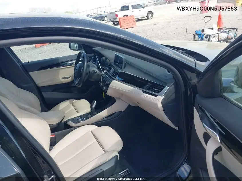 2022 BMW X2 Sdrive28I VIN: WBXYH9C00N5U57853 Lot: 41958326