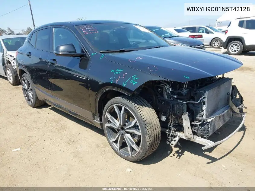 2022 BMW X2 Sdrive28I VIN: WBXYH9C01N5T42128 Lot: 42443780