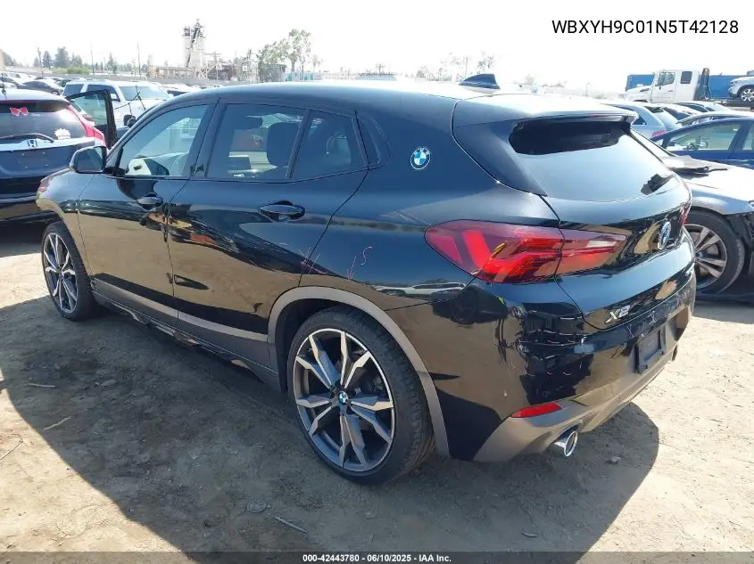 2022 BMW X2 Sdrive28I VIN: WBXYH9C01N5T42128 Lot: 42443780