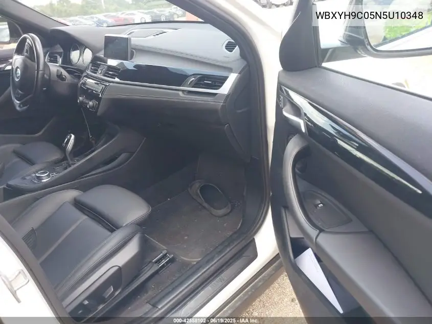 2022 BMW X2 Sdrive28I VIN: WBXYH9C05N5U10348 Lot: 42558102