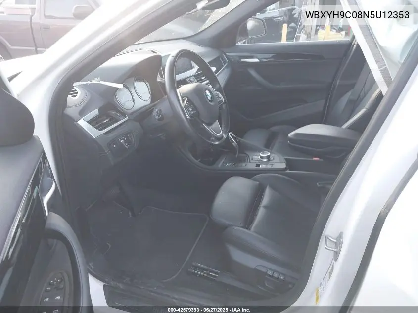 2022 BMW X2 Sdrive28I VIN: WBXYH9C08N5U12353 Lot: 42579393