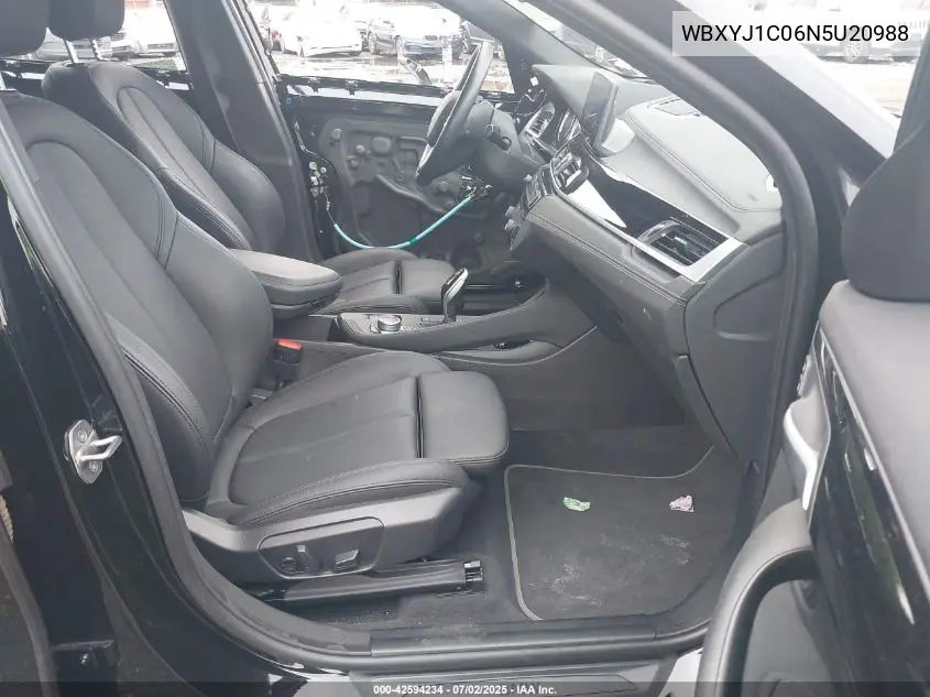 2022 BMW X2 xDrive28I VIN: WBXYJ1C06N5U20988 Lot: 42594234