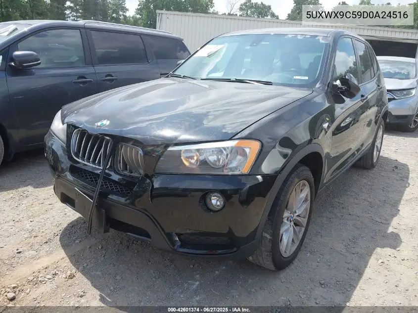 2013 BMW X3 xDrive28I VIN: 5UXWX9C59D0A24516 Lot: 42601374