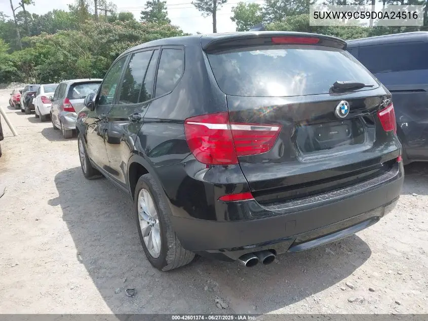 2013 BMW X3 xDrive28I VIN: 5UXWX9C59D0A24516 Lot: 42601374
