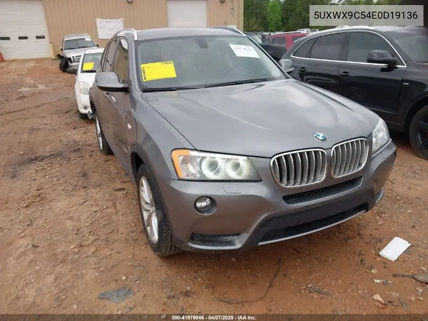 2014 BMW X3 xDrive28I VIN: 5UXWX9C54E0D19136 Lot: 41976946