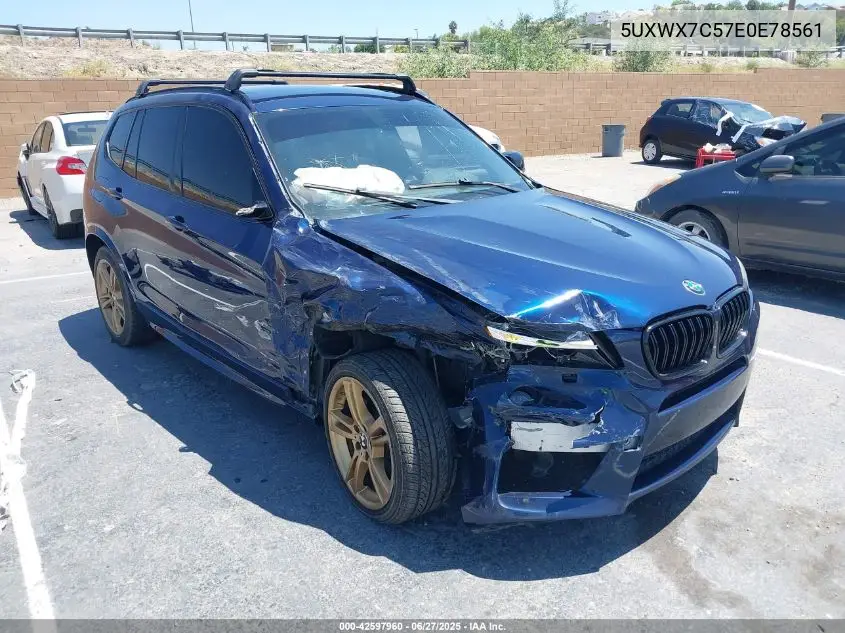 2014 BMW X3 xDrive35I VIN: 5UXWX7C57E0E78561 Lot: 42597960