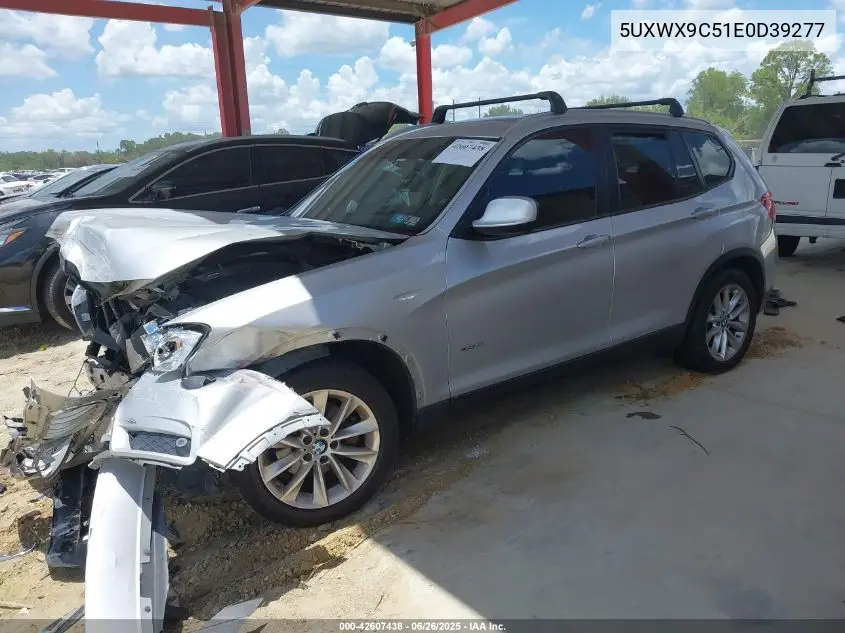 2014 BMW X3 xDrive28I VIN: 5UXWX9C51E0D39277 Lot: 42607438