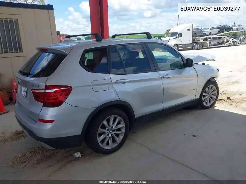 2014 BMW X3 xDrive28I VIN: 5UXWX9C51E0D39277 Lot: 42607438
