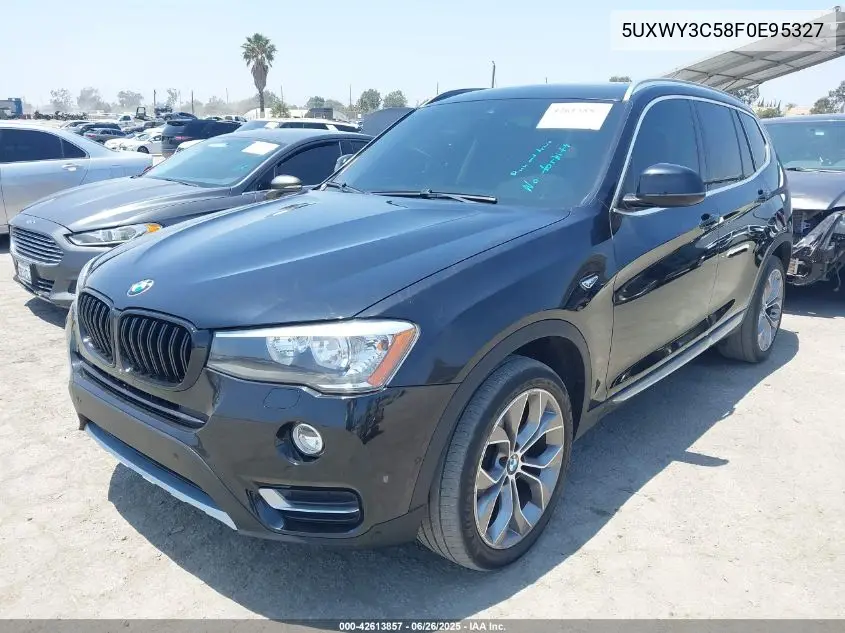 2015 BMW X3 xDrive28D VIN: 5UXWY3C58F0E95327 Lot: 42613857