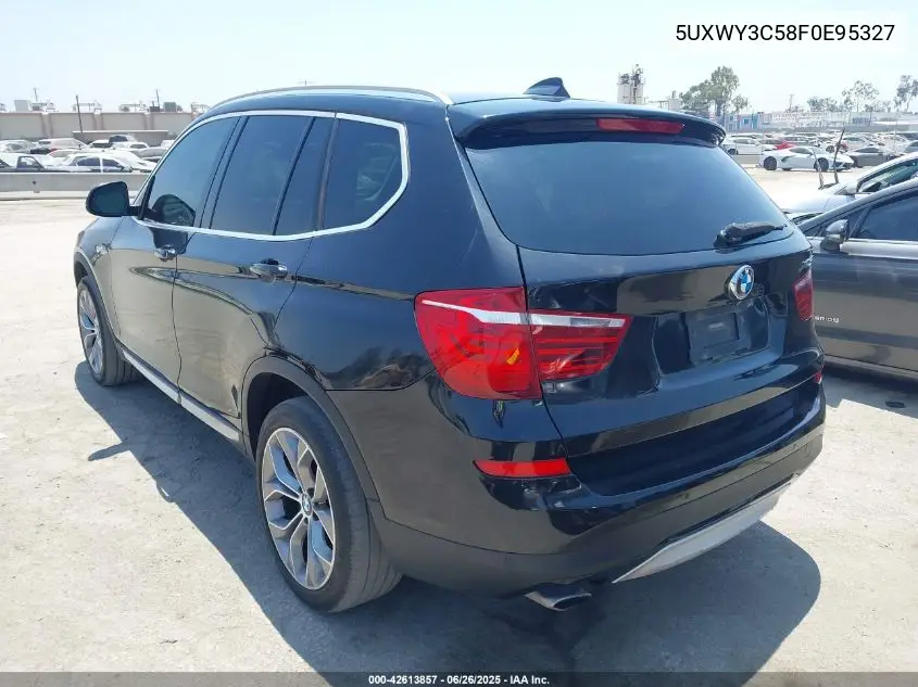 2015 BMW X3 xDrive28D VIN: 5UXWY3C58F0E95327 Lot: 42613857