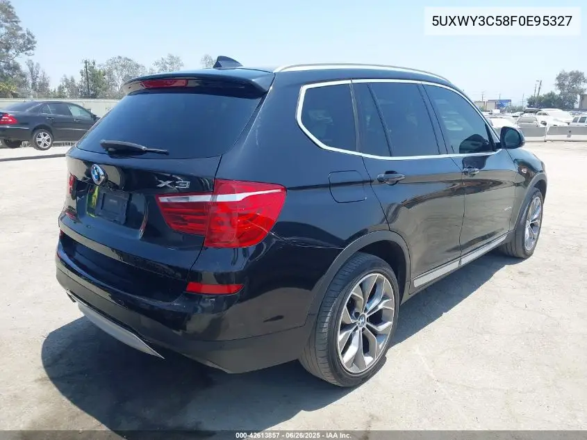 2015 BMW X3 xDrive28D VIN: 5UXWY3C58F0E95327 Lot: 42613857
