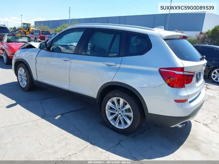2016 BMW X3 xDrive28I VIN: 5UXWX9C59G0D89539 Lot: 42262211
