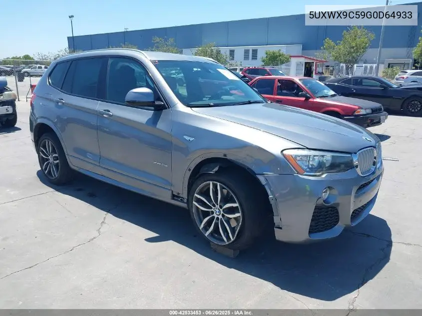 2016 BMW X3 xDrive28I VIN: 5UXWX9C59G0D64933 Lot: 42533453
