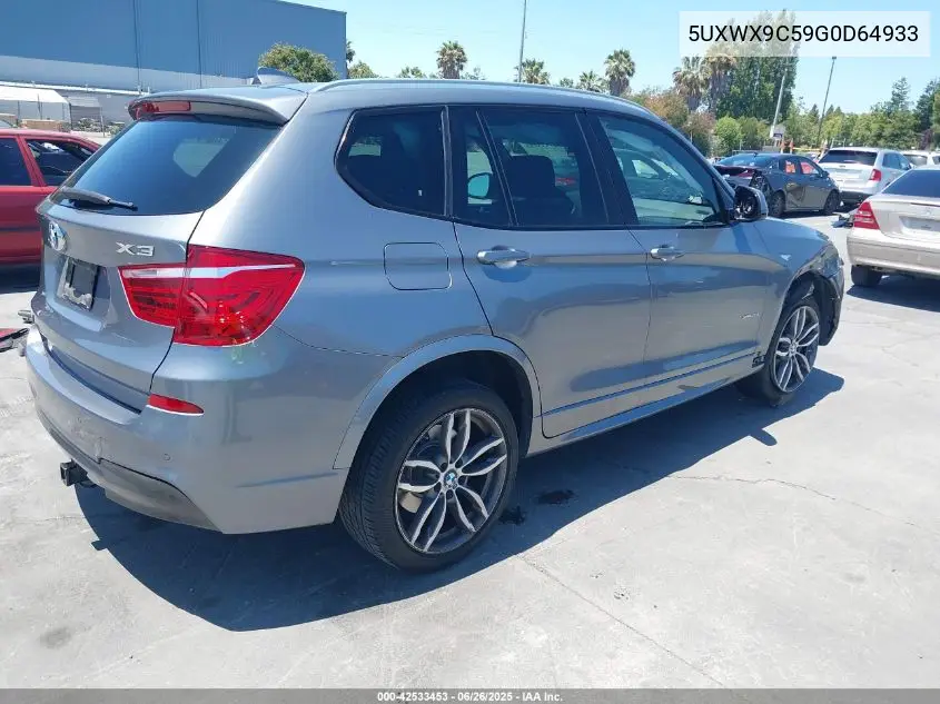 2016 BMW X3 xDrive28I VIN: 5UXWX9C59G0D64933 Lot: 42533453